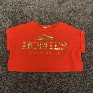 Women’s cropped tee